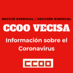 Ccoo Vecisa Coronavirus