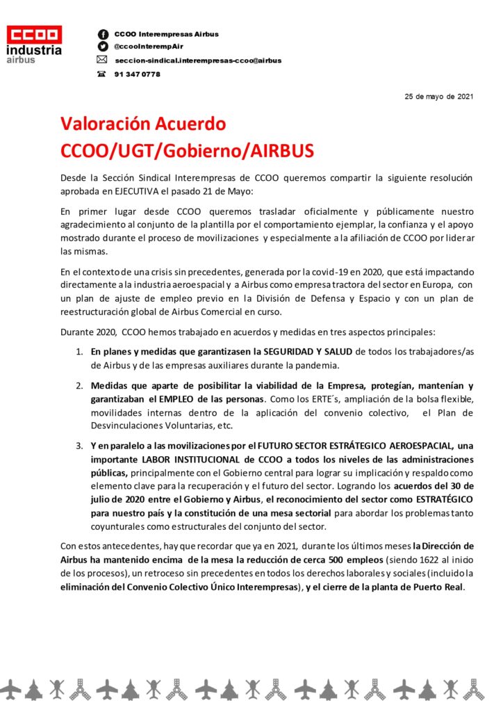 210415 Valoracion Acuerdo Ccoo Ugt Gobierno Airbus Page 0001