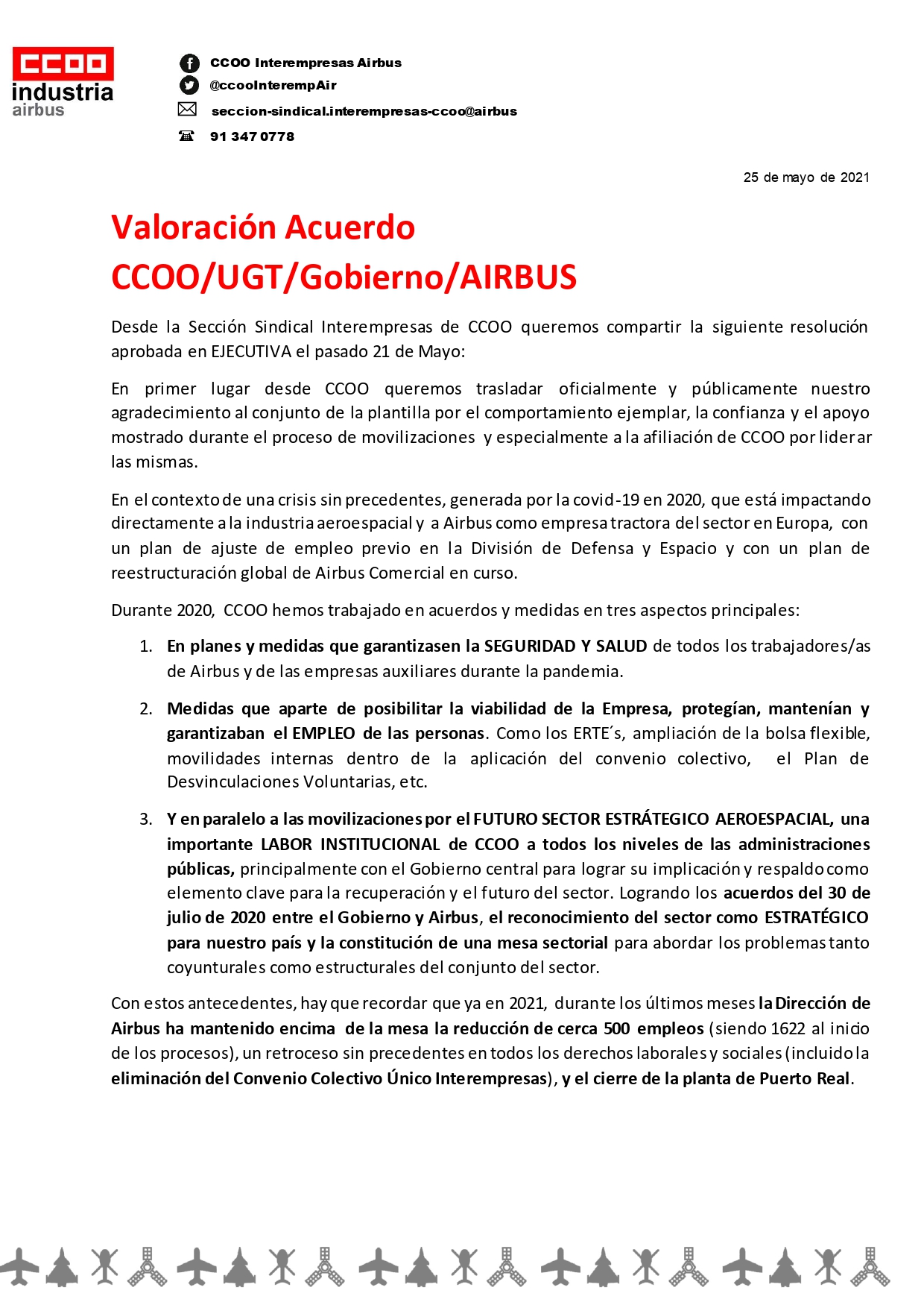 210415 Valoracion Acuerdo Ccoo Ugt Gobierno Airbus Page 0001