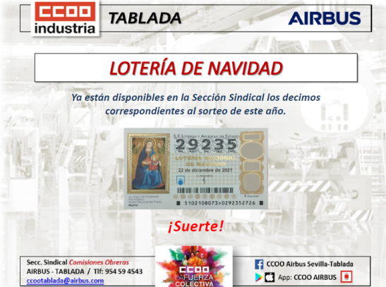 Loteria Navidad Tablada