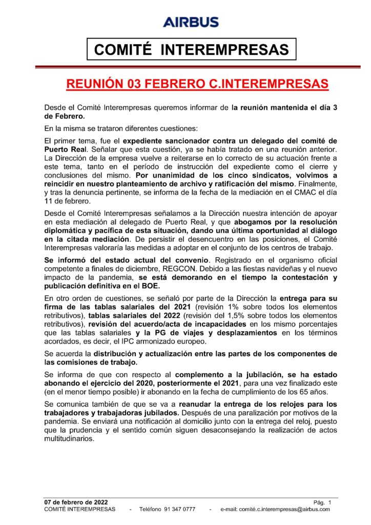 220207 Comunicado Comité Interempresas 1