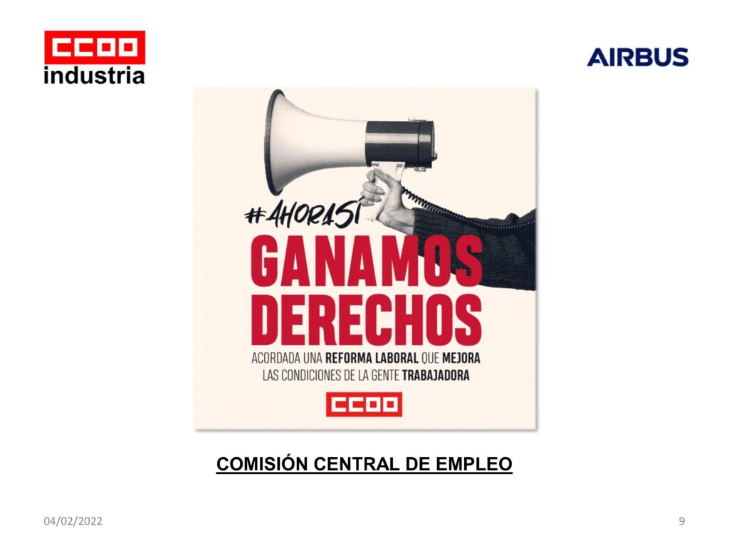 Presentacioìn Ccoo Airbus Reforma Laboral 31122021 9