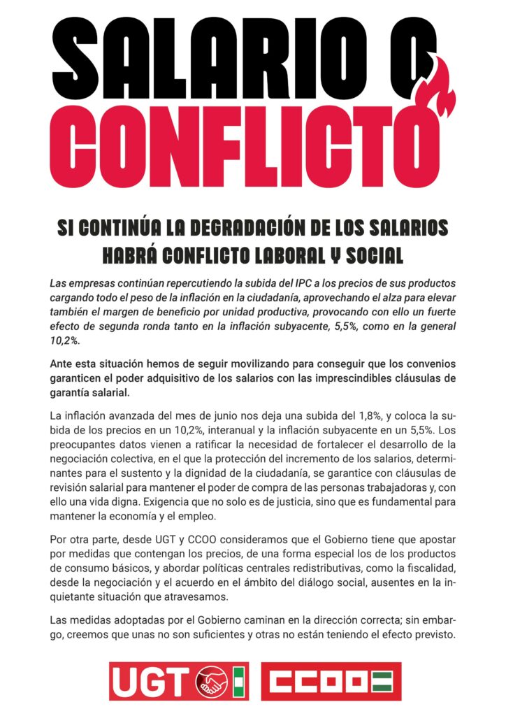 Manifiesto Salario O Conflicto 1