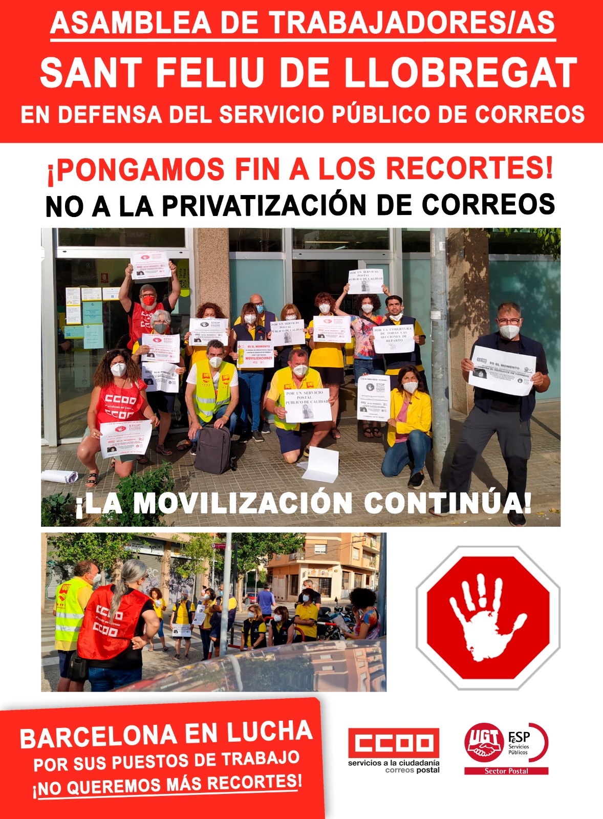 MOVILIZACIONES CONTRA EL DESMANTELAMIENTO DE CORREOS - Correos