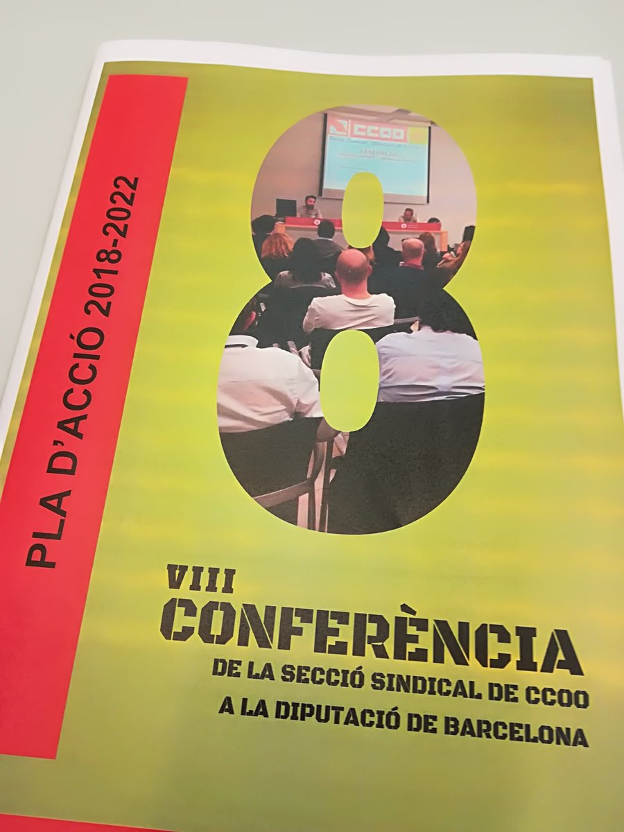 VIII CONFERÈNCIA DE CCOO DIBA