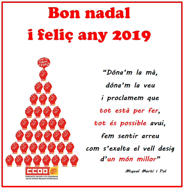 BON NADAL I FELIÇ ANY 2019