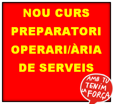 NOU CURS PREPARATORI OPOS PERSONAL OPERARI DE SERVEIS