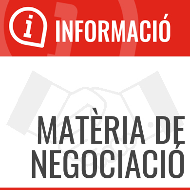 MATERIA DE NEGOCIACIÓ