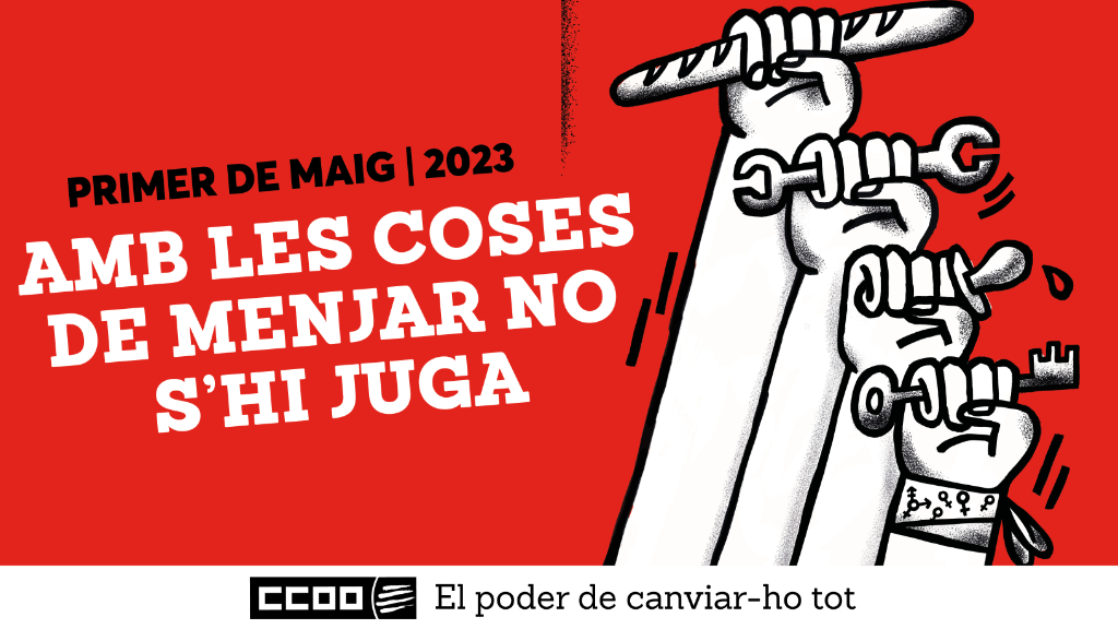 Baner 1 Maig 2023 Amb Les Coses De Menjar No Shi Juga