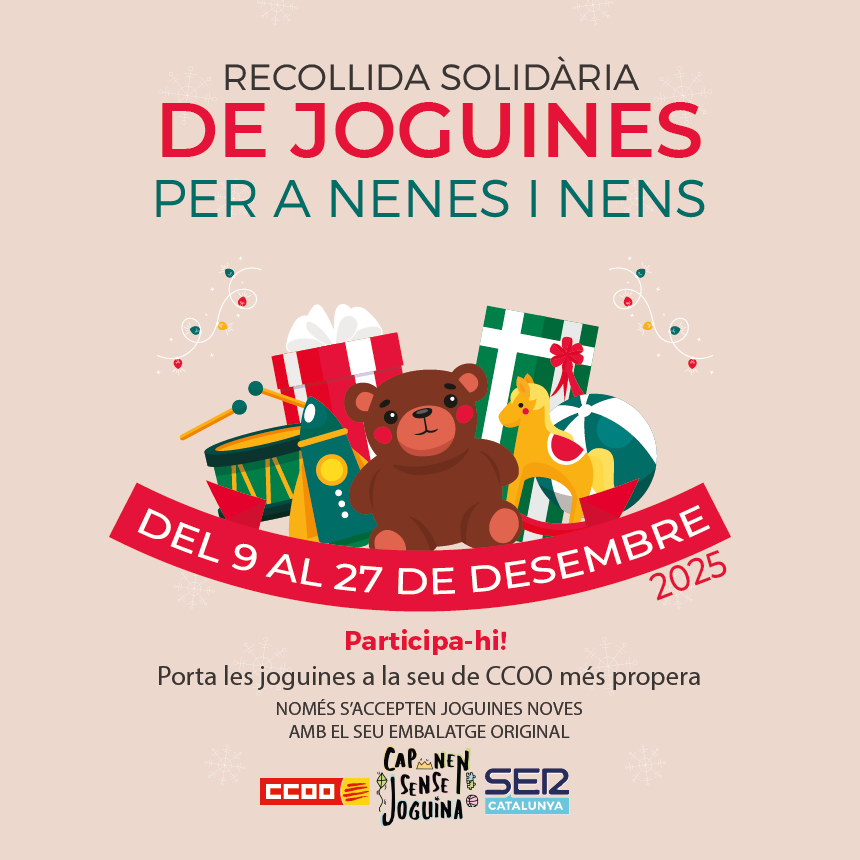 Participa en la campanya “Cap infant sense joguina” 2025