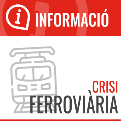 CCOO es mobilitza davant la crisi ferroviària