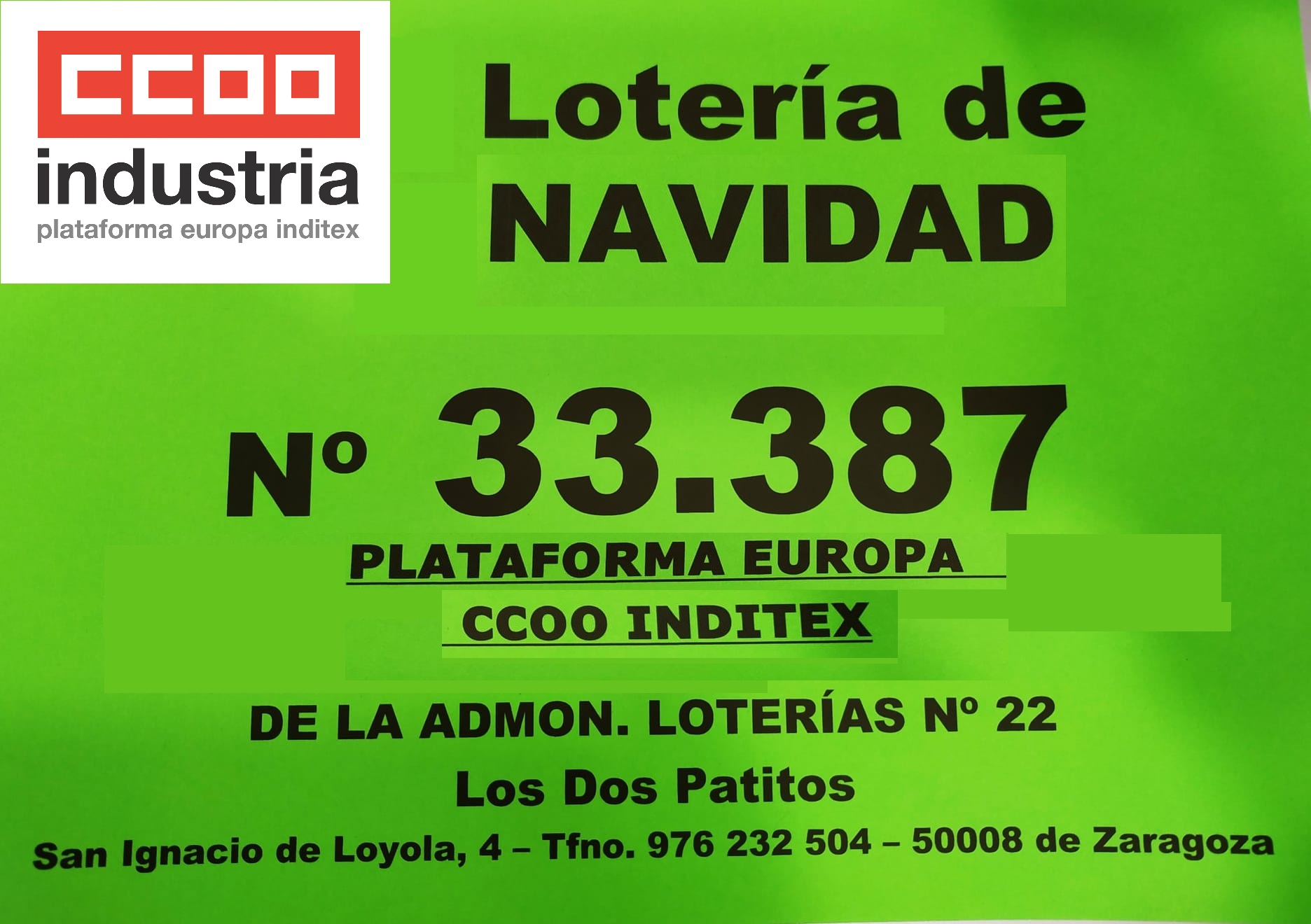 Loteria Ccoo Pe