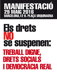 Cartell Manifestacio 29 Maig Suspensio Drets