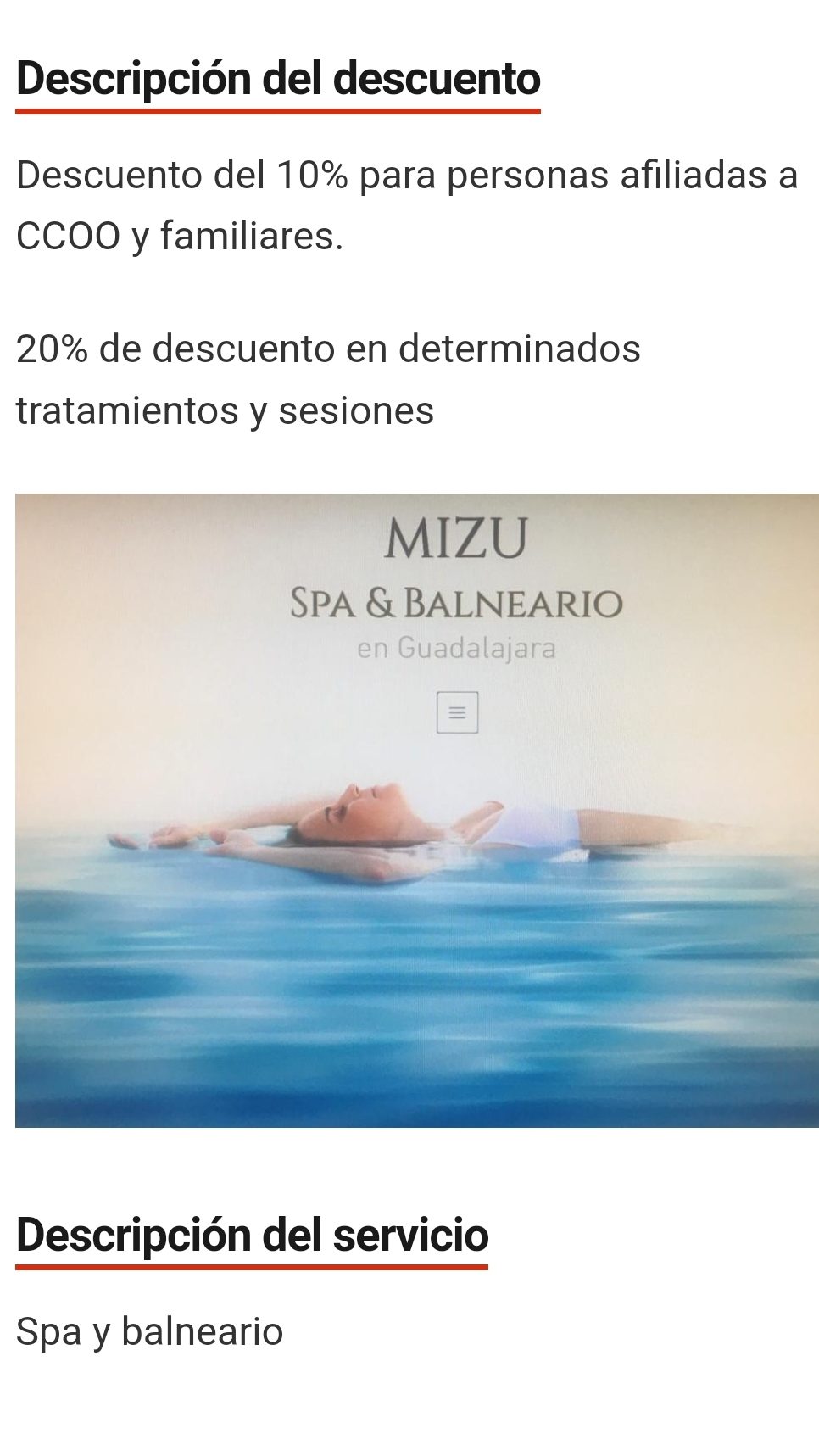 Spa Descuent