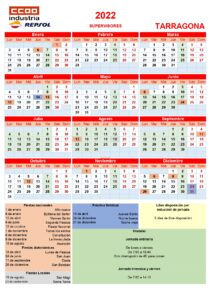 2022 Calendario Supervisore Imprimir Page 0001